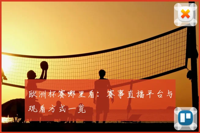 欧洲杯赛哪里看:赛事直播平台与观看方式一览