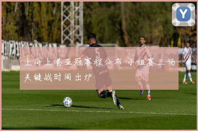 上海上港亚冠赛程公布 小组赛三场关键战时间出炉